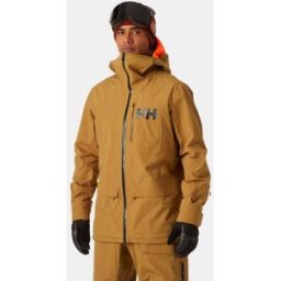 Helly Hansen Men's Ridge Infinity Shell Ski Jacket - Brown - S