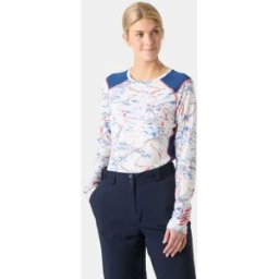 Helly Hansen Women's Lifa® Active Crew Base Layer - White/Cream - S