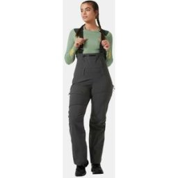 Helly Hansen Women’s Verglas Backcountry Ski Bib Pants - Black/Ebony - S
