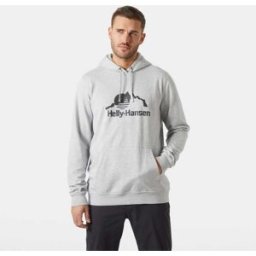 Helly Hansen Men's Nord Graphic Pullover Hoodie - Black/Ebony - M