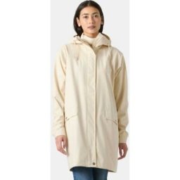Helly Hansen Women's Moss Raincoat - White/Cream - XL