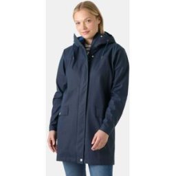 Helly Hansen Women's Moss Raincoat - Blue - XL