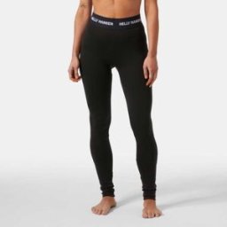 Helly Hansen Women's Lifa® Merino Midweight Base Layer Pants - Black/Ebony - S