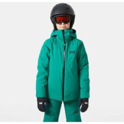 Helly Hansen Juniors' Alpha Ski Jacket - Green - 14