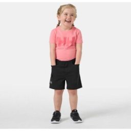 Helly Hansen Kids' Quick Dry Cargo Shorts - Black/Ebony - 7