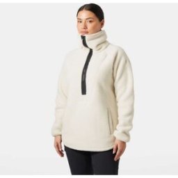 Helly Hansen Women's Bliss Pile Fleece 1/2 Zip - White/Cream - M