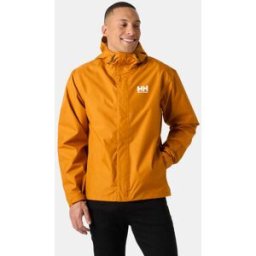 Helly Hansen Men's Seven J Rain Jacket - Yellow/Green - M