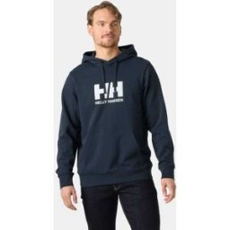 Helly Hansen Men's Logo Hoodie - Blue - L