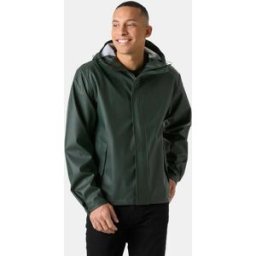 Helly Hansen Men's Moss Rain Jacket - Green - M