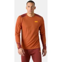 Helly Hansen Men's Lifa® Active Crew Base Layer - Brown - L