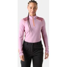Helly Hansen Women's Lifa® Merino Midweight Half-zip Base Layer - White/Cream - S