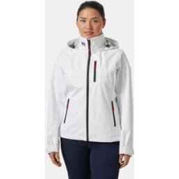 Helly Hansen Women’s Crew Hooded Jacket 2.0 - White/Cream - 5XL