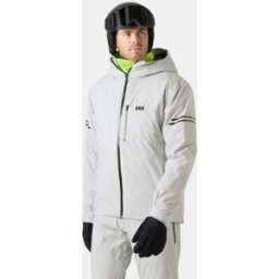 Helly Hansen Men's Swift Team Insulated Ski Jacket - Grey - S