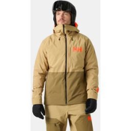 Helly Hansen Men's Powderface Ski Jacket - Brown - XL