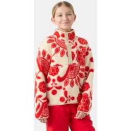 Helly Hansen Juniors' Frosty Pile Sweater - Orange/Purple - 12