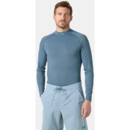 Helly Hansen Unisex Waterwear Rashguard - Blue/Purple - XS