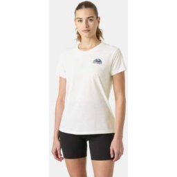 Helly Hansen Women's Skog Graphic T-shirt - White/Cream - M