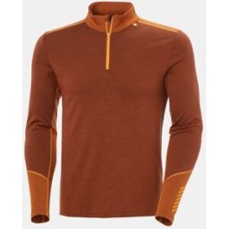 Helly Hansen Men's Lifa® Merino Midweight Half-zip Base Layer - Yellow/Green - L