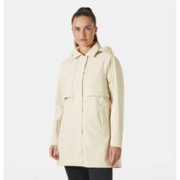 Helly Hansen Women’s Lilja Raincoat - White/Cream - L