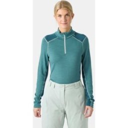 Helly Hansen Women's Lifa® Merino Midweight Half-zip Base Layer - Green - S