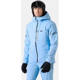 Helly Hansen Men's Swift Team Insulated Ski Jacket - Blue/Purple - 2XL