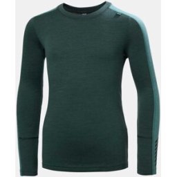 Helly Hansen Juniors' Lifa® Merino Midweight Base Layer Set - Green - 10
