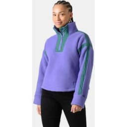 Helly Hansen Women's Imperial Pile Zip Pullover - Blue/Purple - XS