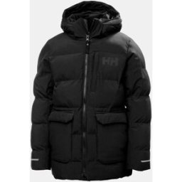 Helly Hansen Juniors' Nord Puffy Parka - Black/Ebony - 14