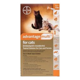 Advantage Multi for Kittens & Small Cats Up To 10lbs (Orange) 3 Doses