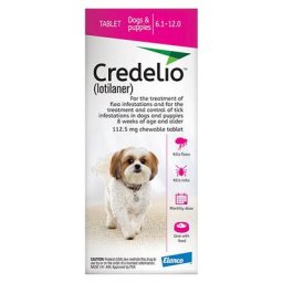 Credelio For Dogs 06 To 12 Lbs (112.5mg) Pink 3 Doses