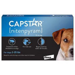Capstar Small Dog 11mg 2-25 Lbs Blue 12 Tablets