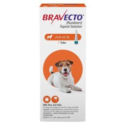 Bravecto Topical For Small Dogs (9.9 - 22 Lbs) Orange 2 Doses