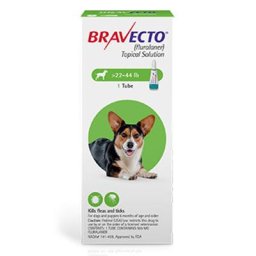 Bravecto Topical For Medium Dogs (22 - 44 Lbs) Green 2 Doses