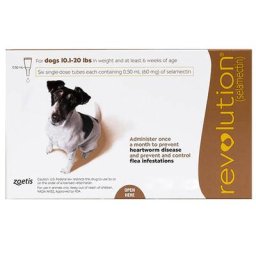 Revolution (Brown) Small Dogs 10.1-20 lbs