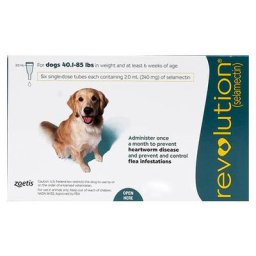 Revolution (Green) Large Dogs 40.1-85 lbs 6 Doses