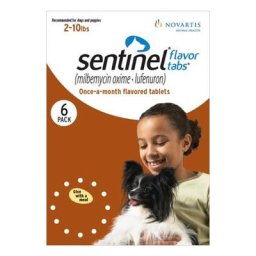 Sentinel For Dogs 2-10 lbs (Brown) 3 Chews
