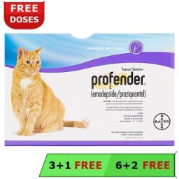 Profender Large Cats (1.12 Ml) 11-17.6 Lbs 6 Dose + 2 Free