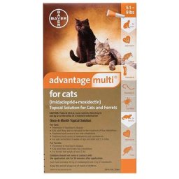 Advantage Multi (Orange) Kittens & Small Cats up to 10lbs 6 Doses