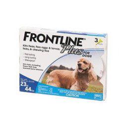 Frontline Plus For Medium Dogs 22 To 44lbs (Blue) 6 Doses