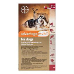 Advantage Multi (Advocate) Large Dogs 20.1-55 Lbs (Red) 6 Doses