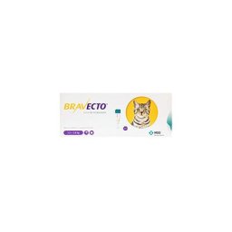 Bravecto Spot On For Small Cats 2.6 Lbs - 6.2 Lbs (Green) 112.5 Mg 1 Pack
