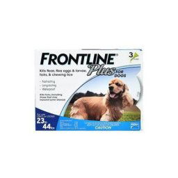 Frontline Plus Medium Dogs 23-44 Lbs (Blue) 6 Doses