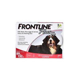Frontline Plus Extra Large Dogs Over 89 Lbs (Red) 3 Doses