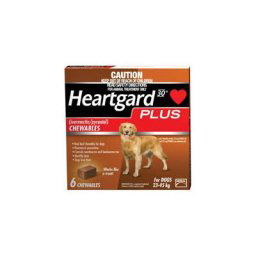 Heartgard Plus Chewables For Large Dog 51-100lbs (Brown) 6 Doses