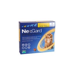 Nexgard Spectra Tab Small Dog 7.7-16.5 Lbs Yellow 6 Pack