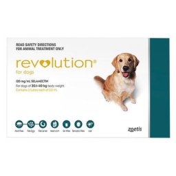 Revolution Large Dogs 40.1-85lbs (Green) 6 Doses