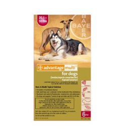 Advantage Multi (Advocate) Large Dogs 20.1-55 Lbs (Red) 3 Doses
