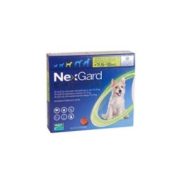 Nexgard Spectra Tab Medium Dog 16.5-33 Lbs Green 3 Pack
