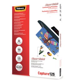 Capture 125 Mic. A4 Glossy Pouches