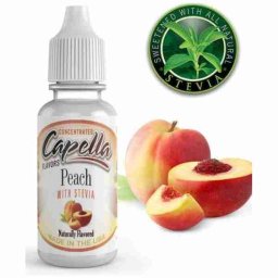 Capella Peach with Stevia (Sweet Peach) 10ml Concentrated Flavor for Eliquid Self Mixing